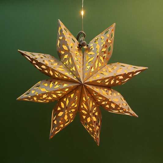 Gold-grauer Stern (20 cm)