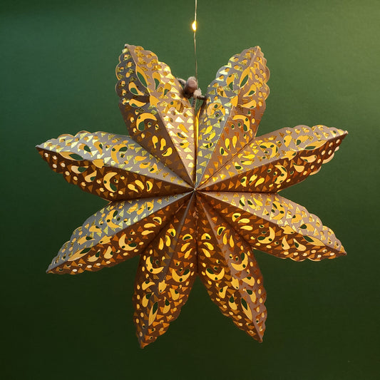 Gold-graue Blume (20 cm)